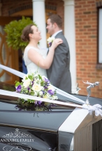 rolls-royce-1962-humphrey-grill-and-happy-couple Classic Rolls-Royce grill and silver lady - with the happy couple